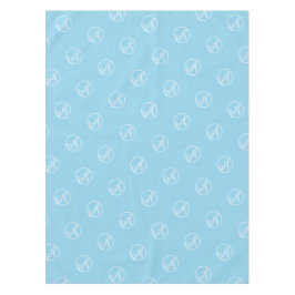 カスタムSky Blue Trade Showロゴビジネス テーブルクロス