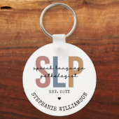 カスタムSLP発話病理士発話セラピスト キーホルダー (正面)