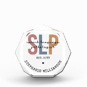 カスタムSLP発話病理士発話セラピスト フォトブロック (正面)