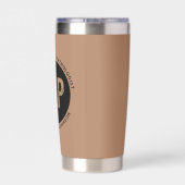 カスタムSLP言語病理医ヒョウ印刷ギフト 保温保冷タンブラー (背面)