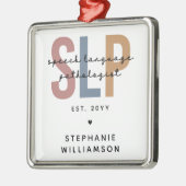 カスタムSLP言語病理学者 メタルオーナメント (左)