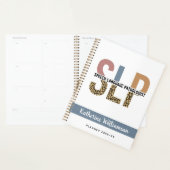 カスタムSLP音声病理医Leopard Print プランナー手帳 (ディスプレー)