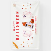 カスタムSmall Businessロゴハローウィンパーティ 横断幕 (縦)