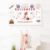 カスタムSmall Businessロゴハローウィンパーティ 横断幕 (インサイチュ)