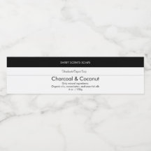 カスタムSoapロゴを追加する黒いバーボトルラベル