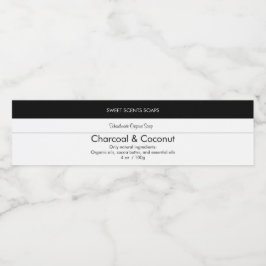 カスタムSoapロゴを追加する黒いバーボトルラベル ペットボトルラベル