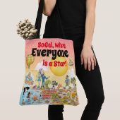 カスタムSoCalトートバッグ トートバッグ (クローズアップ)