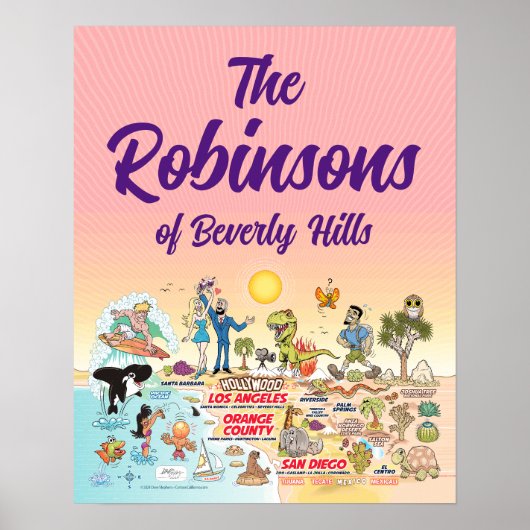 カスタムSoCalポスター ポスター (正面)