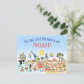 カスタムSoCal誕生日 インビテーションポストカード (スタンド正面)