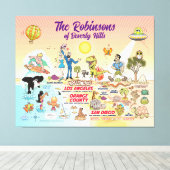 カスタムSoCal キャンバスプリント (インサイチュ (ウッドフロア))