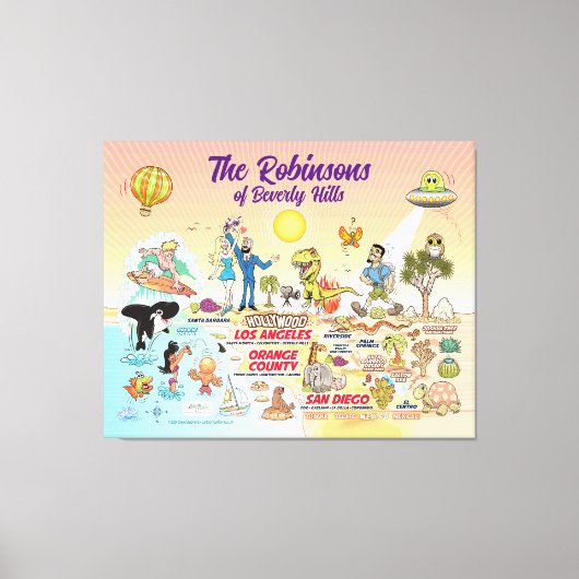 カスタムSoCal キャンバスプリント (正面)