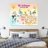 カスタムSoCal キャンバスプリント (インサイチュ (寝室))