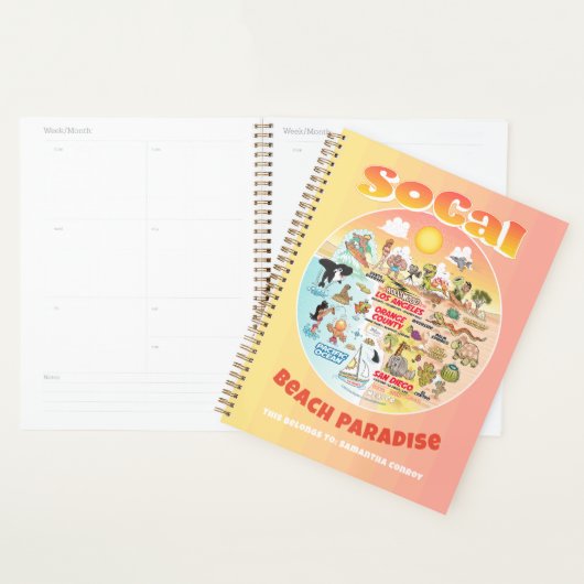 カスタムSoCal プランナー手帳 (ディスプレー)
