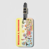 カスタムSoCal ラゲッジタグ (正面縦)