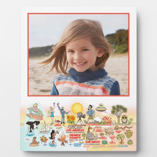 カスタムSoCal 8x10 フォトプラーク (正面)