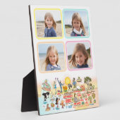 カスタムSoCal 8x10 - 4アップ フォトプラーク (側面)