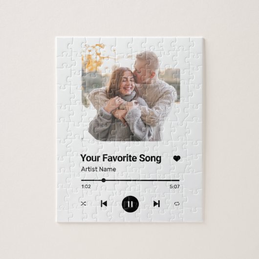 カスタムSong Song Oneお気に入りの Photo Coffee Mug ジグソーパズル (縦)