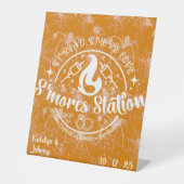 カスタムSpread More Love Smoresステーションハロウィーン 台座サイン (正面)