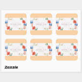 カスタムSquare Stickers -ブランディング、イブに最適 スクエアシール (シート)