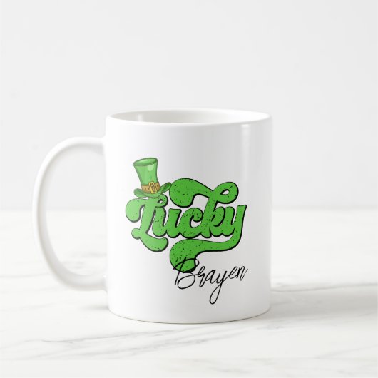 カスタムSt. Patrick's Day Mug – アイリッシュコーヒーカップ コーヒーマグカップ (左)