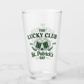 カスタムSt. Patrick's Day 'The Lucky Club'ロゴ タンブラーグラス (正面)