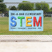 カスタムSTEM教育バナー-淡い青 横断幕 (インサイチュ)