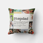カスタムStepdad定義フォトコラージュ クッション (裏面)