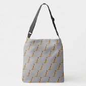 カスタムStiletoのスローガンおしゃれな女性 クロスボディバッグ (裏面)