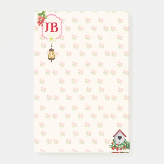 カスタムStrawberry Post-it®メモ ポストイット (正面)