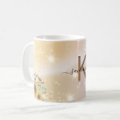 カスタムSunflower Highエレガント School コーヒーマグカップ (正面左)