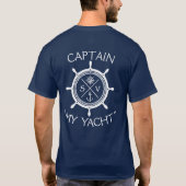 カスタムSV Sailing Vesselロゴ「Your Name Here」 Tシャツ (裏面)