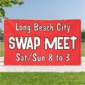 カスタムSwap Meetバナー 横断幕 (外側)