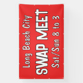 カスタムSwap Meetバナー 横断幕 (縦)