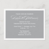 カスタムsystem_2012卒業招待状はがき インビテーションポストカード (裏面)