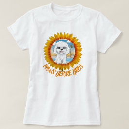 カスタムTシャツのTシャツとヒマワリの写真 Tシャツ