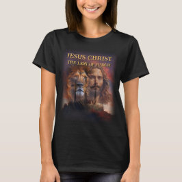 カスタムTシャツイエスキリストThe Lion Of Judah Tシャツ