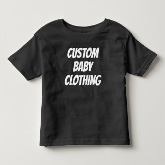 カスタムTシャツ空白のテンプレート トドラーTシャツ