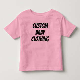 カスタムTシャツ空白のテンプレート トドラーTシャツ