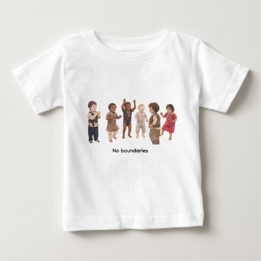 カスタムTシャツ、赤ちゃん ベビーTシャツ (正面)