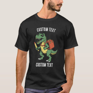 カスタムTレックス 学校 夏休み パーソナライズデザイン Tシャツ