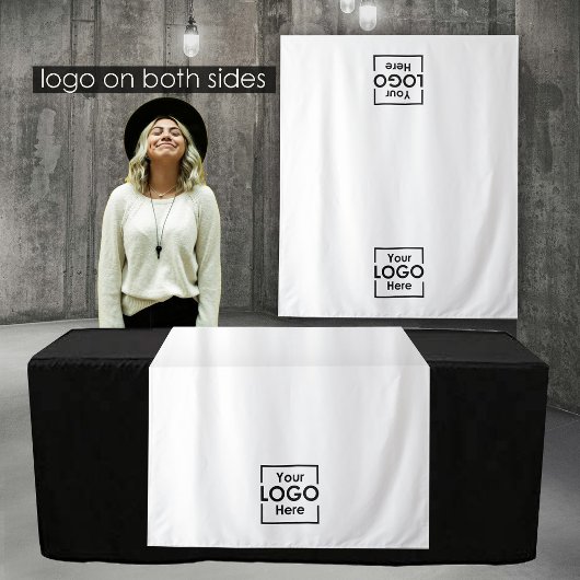 カスタムTable Runner Banner Business 2ロゴイベント タペストリー