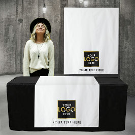 カスタムTable Runner Banner Business Logoイベント タペストリー