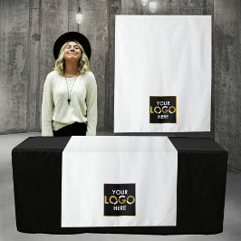 カスタムTable Runner Banner Business Logoイベント タペストリー