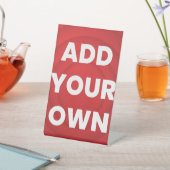 カスタムTabletop & 結婚sシンボルや象徴 | エレガント 台座サイン (インサイチュ)