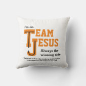 カスタムTEAM JESUS Christian Kids クッション (裏面)