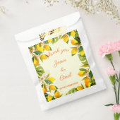 カスタムThankの水結婚色レモネード フェイバーバッグ (封をした状態)