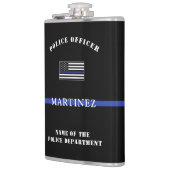 カスタムThin Blue Line Police Officerの評価 フラスク (左)