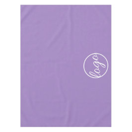 カスタムTrade Show Businessロゴ薄紫紫 テーブルクロス