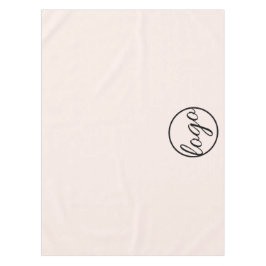 カスタムTrade Show Businessロゴ赤面ピンク テーブルクロス