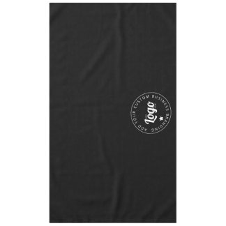 カスタムTrade Show Business Logo Black テーブルクロス